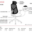 BRAGG EXECUTIVE MESH BACK CHAIR