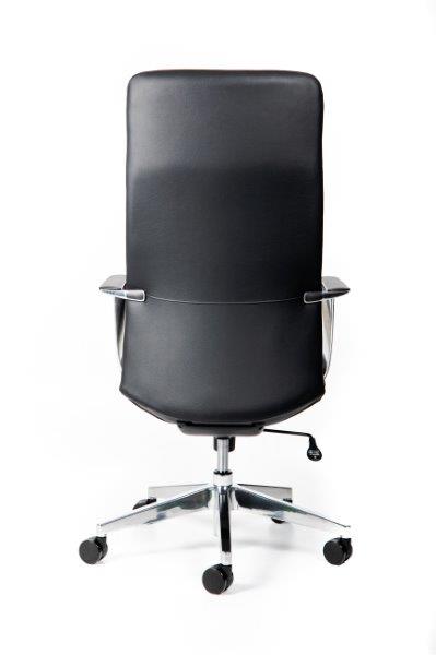 DIRECTOR BLACK LEATHER CHAIR