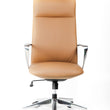 DIRECTOR TAN LEATHER CHAIR