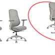 IVORY EXECUTIVE MESH BACK CHAIR