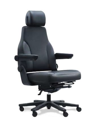 STANZA EXECUTIVE HEAVY DUTY LEATHER CHAIR - 230KG