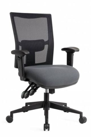 JORDAN HEAVY DUTY MESH BACK CLERICAL CHAIR 160KG RATED Sydney